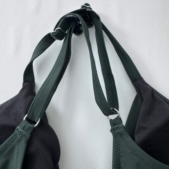 Cupshe Swim Top Tie Front Padded Green L Adjustable‎ strap nwt swim - Picture 11 of 11